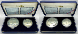 3632 COREA DEL SUR 1987 XXIV OLYMPIAD SEOUL 1988 10000 WON - 5000 WON SILVER - Korea (Zuid)