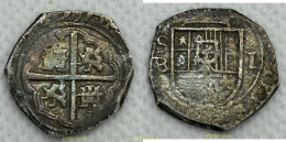 3748 ESPAÑA 1589 FELIPE II 1 REAL 1589/9 - Verzamelingen