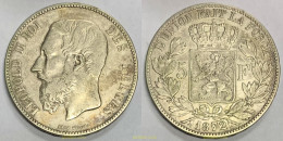 3849 BELGICA 0872 1872 BELGIUM 5 FRANCS LEOPOLD II - Autres & Non Classés