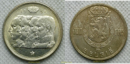 3854 BELGICA 1951 BELGIUM 1951 100 FRANCS - 10 Centimes & 25 Centimes