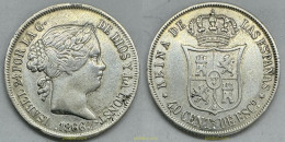 3950 ESPAÑA 1867 ISABEL II 1867 - 40 CENTIMOS DE ESCUDO MADRID - Collezioni