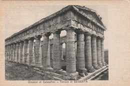 DINTORNI DI CALATAFIMI TEMPIO DI SEGESTA FORMATO PICOLO NON VIAGGIATA - Trapani