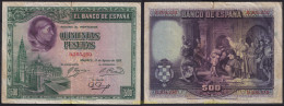 4440 ESPAÑA 1928 500 Pesetas Cardenal Cisneros - Altri & Non Classificati