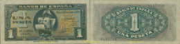 692 ESPAÑA 1940 1 Peseta Estado Español 4 De Septiempre 1940 - Other & Unclassified