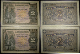 690 ESPAÑA 1938 2 PESETAS ESTADO ESPAÑOL 30 DE ABRIL DE 1938 - Other & Unclassified