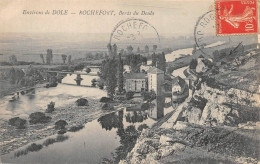 Rochefort Le Doubs Et Canal Rhin Rhône Thème Péniches Péniche Environs Dole - Autres & Non Classés