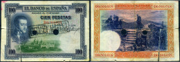 793 ESPAÑA 1925 100 Pesetas Alfonso XIII 1 De Julio De 1925 - Otros & Sin Clasificación