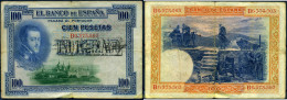795 ESPAÑA 1925 100 Pesetas Alfonso XIII 1 De Julio De 1925 - Other & Unclassified