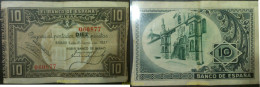 526 ESPAÑA 1937 BANCO DE ESPAÑA (BILBAO) 10 Pesetas 1937 - Other & Unclassified