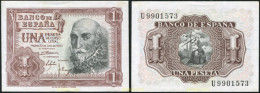 701 ESPAÑA 1953 1 PESETA 1953 MARQUES DE SANTA CRUZ - Autres & Non Classés