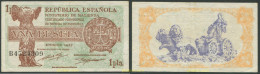 730 ESPAÑA 1937 1 PESETA 1937 REPUBLICA - Otros & Sin Clasificación