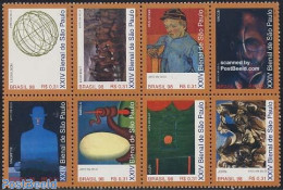 Brazil 1998 Art Biennale 8v [+++], Mint NH, Art - Modern Art (1850-present) - Vincent Van Gogh - Unused Stamps