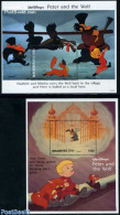Maldives 1993 Peter And The Wolf 2 S/s, Mint NH, Art - Disney - Disney