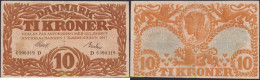 1197 DINAMARCA 1917 DENMARK 10 KRONER 1917 - Denemarken