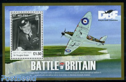 Saint Helena 2010 Battle Of Britain S/s, Mint NH, History - Transport - World War II - Aircraft & Aviation - Guerre Mondiale (Seconde)