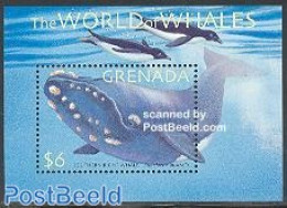 Grenada 2001 Southern Right Whale S/s, Mint NH, Nature - Sea Mammals - Autres & Non Classés