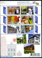 Netherlands 2010 Borderless Netherlands-Suriname 6v M/s, Architect., Mint NH, Nature - Various - Fruit - Costumes - Unused Stamps