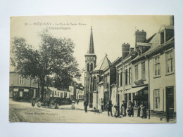 2024 - 2210  PICQUIGNY  (Somme)  :  La Rue De Saint-Pierre  -  L'Hôpital-Hospice   1915   XXX - Picquigny