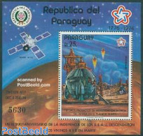 Paraguay 1977 Mars Station S/s, Mint NH, Transport - Space Exploration - Paraguay