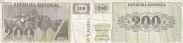 1827 ESLOVENIA 1990 SLOVENIA 200 TOLARJEV 1990 SLOVENIJE - Slovenia