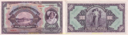 1873 CHECOSLOVAQUIA 1920 BOHEMIA & MORAVIA 1920 CZECHOSLOVAKIA 5000 KORUN SPECIMEN - Tschechoslowakei