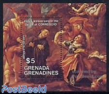 Grenada Grenadines 1984 Corregio Paintings S/s, Mint NH, Art - Paintings - Grenada (1974-...)