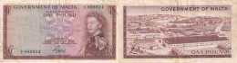 2188 MALTA 1949 MALTA 1 LIRA 1949 1963 - Malte
