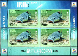 Artsakh 2024 "Europa" Underwater Fauna." 2v Zd X 2 Quality:100% - Arménie