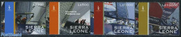 Sierra Leone 2008 Americas Cup 4v [:::], Mint NH, Sport - Transport - Sailing - Sport (other And Mixed) - Ships And Bo.. - Sailing