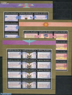 Marshall Islands 1987 U.S. Constitution 3 M/s, Mint NH, Various - Justice - Autres & Non Classés