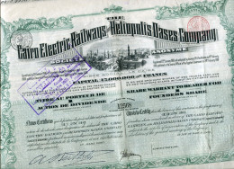 The CAIRO ELECTRIC RAILWAYS And HELIOPOLIS OASES Company - Ohne Zuordnung