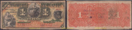 2570 NICARAGUA 1896 NICARAGUA 1 PESO 1896 AGRICOLA MERCANTIL - Nicaragua