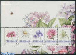 Netherlands - Personal Stamps TNT/PNL 2014 Flowers 5v M/s, Mint NH, Nature - Flowers & Plants - Roses - Autres & Non Classés