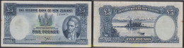 2939 NUEVA ZELANDA 1940 NEW ZEALAND 5 POUND 1940 1955 - New Zealand