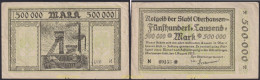3138 ALEMANIA 1923 GERMANY 500.000 MARK 1923 OBERHAUSEN - Collections