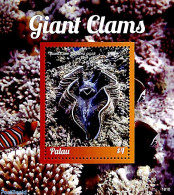 Palau 2018 Giant Clam S/s, Mint NH, Nature - Shells & Crustaceans - Vie Marine