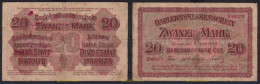 3309 LITUANIA 1918 LITHUANIA KOWNO 20 MARK 1918 LATVIA - Lituanie