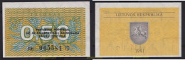 3322 LITUANIA 1991 LATVIA 0,50 TALONAS 1991 - Lithuania