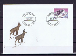 Schweiz 1971: FDC Michel 953 Viererblock - FDC