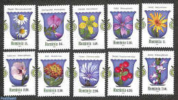 Romania 2023 Medical Plants 10v, Mint NH, Health - Nature - Health - Flowers & Plants - Neufs