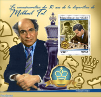 Niger 2022 30th Memorial Anniversary Of Mikhail Tal, Mint NH, Sport - Chess - Echecs