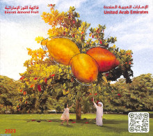 United Arab Emirates 2023 Almond Fruit S/s, Mint NH, Nature - Fruit - Trees & Forests - Frutta