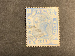 1880 2 1/2d Blue Plate 19 Used (S983) - Usati