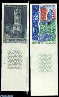 France 1967 Views 2v, Imperforated, Mint NH - Ungebraucht