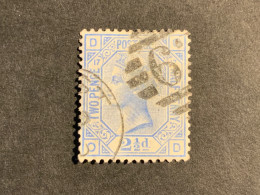 1880 2 1/2d Blue Plate 17 Used (S985) - Gebraucht