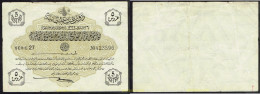 5073 TURQUIA 1916 TURKEY 5 PIASTRAS 1916 PIASTRES - Turkey