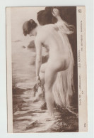 CPA - SALON 1912 - NU FEMININ - Les Goémons Par J. GRENOUILLOUX  - AN PARIS N° 1223 - Très Beau Cliché - Peintures & Tableaux