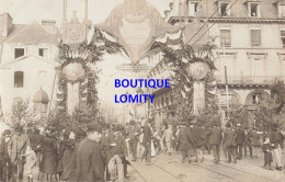14 Caen Carte Photo Photographie CPA Fête Du 4 Octobre 1903 Place Alexandre III - Caen