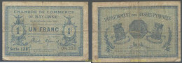 6033 FRANCIA 1920 FRANCE 1 FRANC 1920 BAYONNE - Andere & Zonder Classificatie