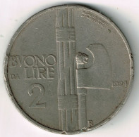 BUONO DA LIRE 2 VE III 1924 (Coll. Mary) - 1900-1946 : Vittorio Emanuele III & Umberto II